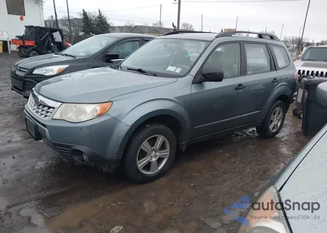 2012 Subaru Forester 2.5X from USA, damaged, VIN JF2SHABC8CH420918